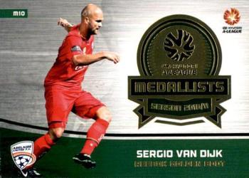 2013-14 SE Products A-League & Socceroos - Medallists #M10 Sergio van Dijk Front