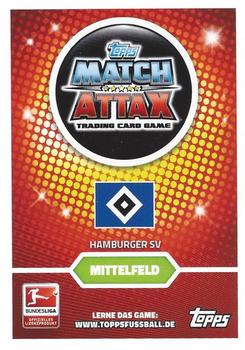 2016-17 Topps Match Attax Bundesliga - Limitierte Auflage Gold #LESBG Aaron Hunt Back
