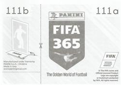 2019 Panini FIFA 365 (Grey Back) #111 Karim Benzema Back