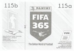 2019 Panini FIFA 365 (Grey Back) #115 Cristiano Piccini Back