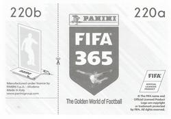 2019 Panini FIFA 365 (Grey Back) #220 Matteo Politano Back