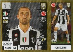 2019 Panini FIFA 365 (Grey Back) #225 Giorgio Chiellini Front