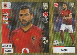 2019 Panini FIFA 365 (Grey Back) #355 Ahmed Fathy Front