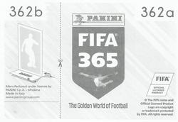 2019 Panini FIFA 365 (Grey Back) #362 Walid Azaro Back