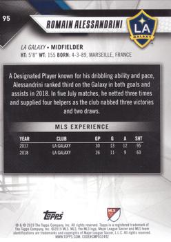 2019 Topps MLS #95 Romain Alessandrini Back