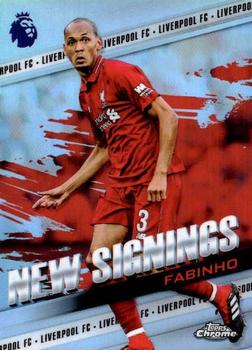 2018-19 Topps Chrome Premier League - New Signings #NS-F Fabinho Front