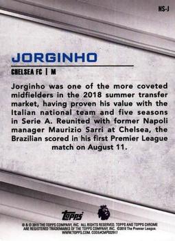 2018-19 Topps Chrome Premier League - New Signings #NS-J Jorginho Back