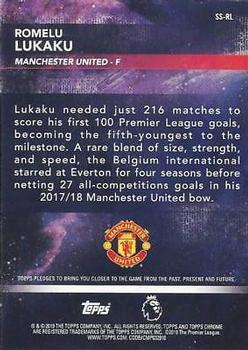 2018-19 Topps Chrome Premier League - Superstar Sensations #SS-RL Romelu Lukaku Back
