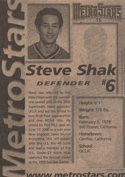 2001 New York/New Jersey MetroStars #15 Steve Shak Back