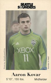 2015 Seattle Sounders FC #NNO Aaron Kovar Front