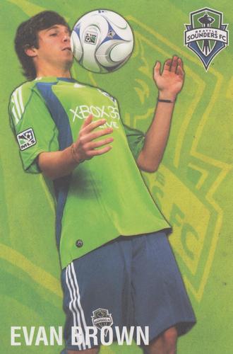 2009 Seattle Sounders Welcome To MLS #NNO Evan Brown Front