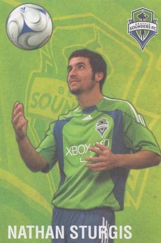 2009 Seattle Sounders Welcome To MLS #NNO Nathan Sturgis Front