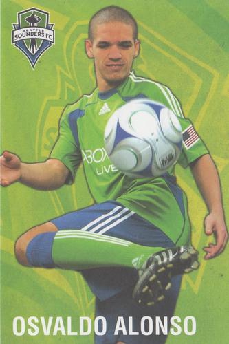 2009 Seattle Sounders Welcome To MLS #NNO Osvaldo Alonso Front