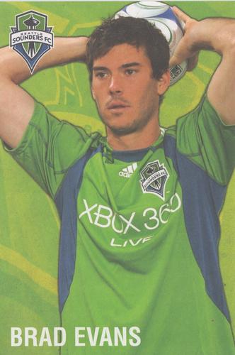 2009 Seattle Sounders Welcome To MLS #NNO Brad Evans Front