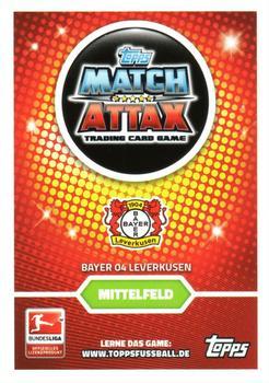 2016-17 Topps Match Attax Bundesliga Extra #533 Hakan Calhanoglu Back