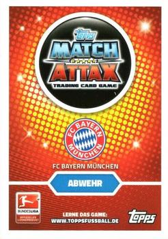 2016-17 Topps Match Attax Bundesliga Extra #548 Rafinha Back
