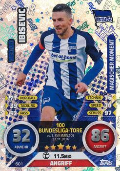 2016-17 Topps Match Attax Bundesliga Extra #601 Vedad Ibisevic Front