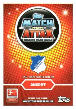 2016-17 Topps Match Attax Bundesliga Extra #644 Andrej Kramaric Back
