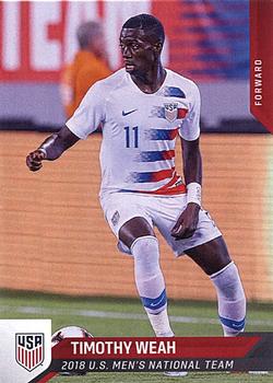 2018 Panini Instant US Soccer National Team Collection #9 Timothy Weah Front