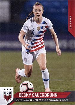 2018 Panini Instant US Soccer National Team Collection #24 Becky Sauerbrunn Front