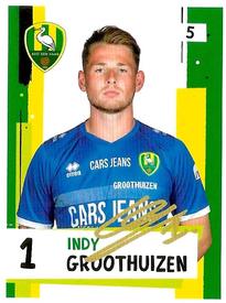 2019 Albert Heijn Eredivisie Voetbalplaatjes #5 Indy Groothuizen Front