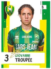 2019 Albert Heijn Eredivisie Voetbalplaatjes #8 Giovanni Troupée Front