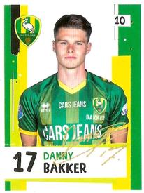 2019 Albert Heijn Eredivisie Voetbalplaatjes #10 Danny Bakker Front