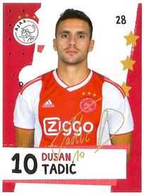 2019 Albert Heijn Eredivisie Voetbalplaatjes #28 Dusan Tadić Front