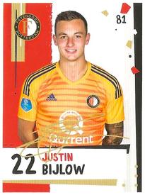 2019 Albert Heijn Eredivisie Voetbalplaatjes #81 Justin Bijlow Front