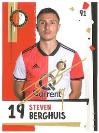 2019 Albert Heijn Eredivisie Voetbalplaatjes #91 Steven Berghuis Front