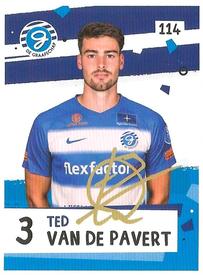 2019 Albert Heijn Eredivisie Voetbalplaatjes #114 Ted van de Pavert Front
