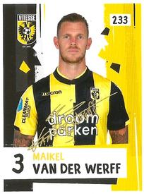2019 Albert Heijn Eredivisie Voetbalplaatjes #233 Maikel van der Werff Front