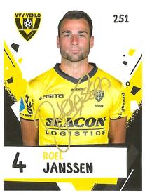 2019 Albert Heijn Eredivisie Voetbalplaatjes #251 Roel Janssen Front
