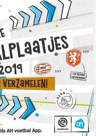 2019 Albert Heijn Eredivisie Voetbalplaatjes #254 Johnatan Opoku Back