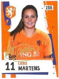 2019 Albert Heijn Eredivisie Voetbalplaatjes #288 Lieke Martens Front
