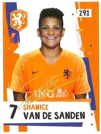 2019 Albert Heijn Eredivisie Voetbalplaatjes #291 Shanice van de Sanden Front
