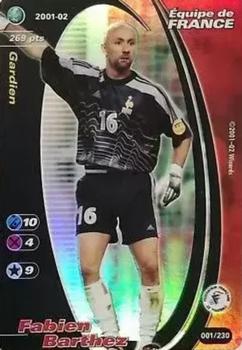 2001-02 Wizards of the Coast Football Champions (France) #001 Fabien Barthez Front