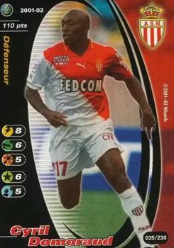 2001-02 Wizards of the Coast Football Champions (France) #035 Cyril Domoraud Front
