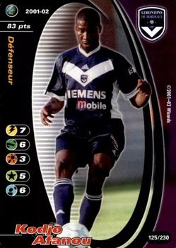 2001-02 Wizards of the Coast Football Champions (France) #125 Kodjo Afanou Front