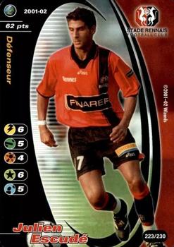 2001-02 Wizards of the Coast Football Champions (France) #223 Julien Escude Front