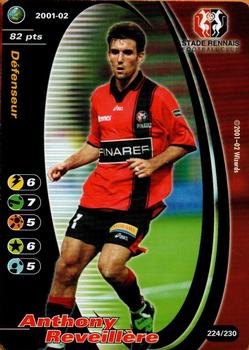2001-02 Wizards of the Coast Football Champions (France) #224 Anthony Reveillere Front