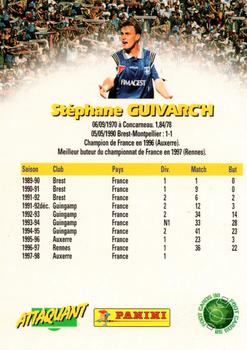 1998-99 Panini Foot Cards 98 #6 Stephane Guivarc'h Back