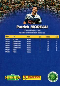 1998-99 Panini Foot Cards 98 #12 Patrick Moreau Back