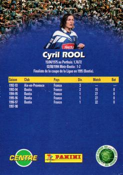 1998-99 Panini Foot Cards 98 #13 Cyril Rool Back