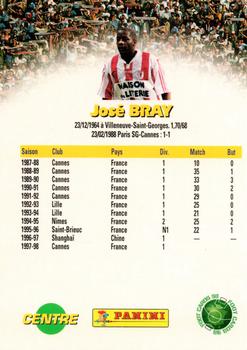1998-99 Panini Foot Cards 98 #36 Jose Bray Back