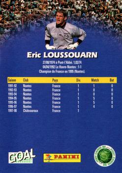 1998-99 Panini Foot Cards 98 #37 Eric Loussouarn Back
