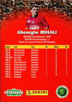 1998-99 Panini Foot Cards 98 #48 Gheorghe Mihali Back
