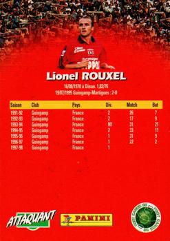 1998-99 Panini Foot Cards 98 #50 Lionel Rouxel Back