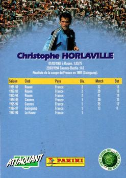1998-99 Panini Foot Cards 98 #61 Christophe Horlaville Back