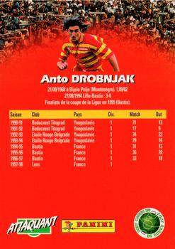 1998-99 Panini Foot Cards 98 #69 Anto Drobnjak Back